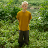 Sewing stuff half T-shirts / Mustard