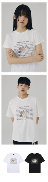 エンジェルキャットバージョン4Ｔシャツ　ホワイト