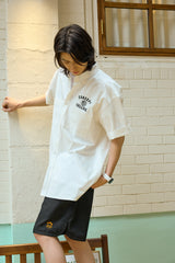 Let’s Keep Our Youth White Work Short-Sleeved Shirt [Unisex]