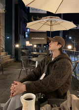 Crew Daily Two Way Hooded Knit Padding