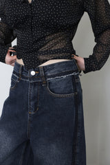 Ley line wide denim