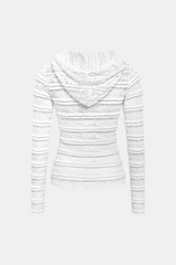 Ivelle Lace Hooded Zip-Up