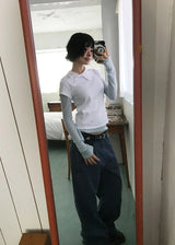 UNBAL COLLAR TEE