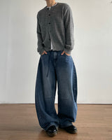 Simon Curved Denim Pants