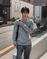 コア ベーシック Uネック ロングスリーブ Tシャツ