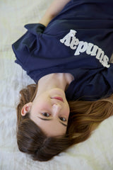 レースレタリングTシャツ（2色）