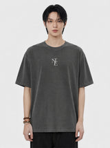 NTE モノグラム ピグメントダイド ショートスリーブ Tシャツ(3color)