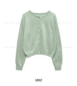 Socky Round Knit Cardigan