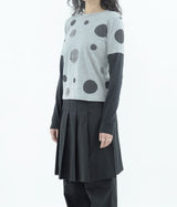[fiebre] pattern layered long sleeve 