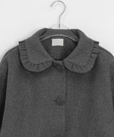 Lieun Quilting Frill Half Coat