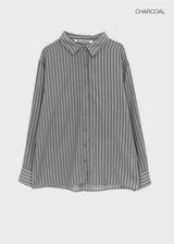 [MADE] シニラルーズフィットストライプシャツ
