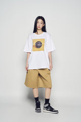 25SS スクエアバスケットボールショートスリーブTシャツ ホワイト