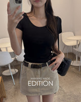 [MADE] Ed U-neck Short-sleeved T-shirt