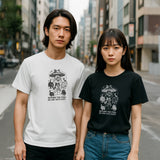 Cosmic Ride Cat in UFO T-Shirt (3color)