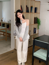 TD Basic Wide Cotton Pants (3color)