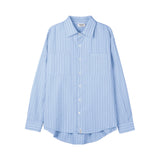 ツー ポケット ストライプ シャツ (LIGHT BLUE)