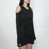 [MADE] Line Shirring Dress 001