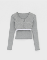 [MADE] Easy Henry Neck Long Sleeve T-Shirt With Cap