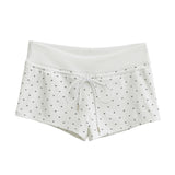 Bear dot banding casual short pants