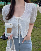 Burke Punching Ribbon Blouse
