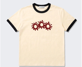 エッセンシャルスタンダード半袖リンガーTシャツ 3GEAR クリーム