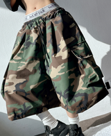 NATURE 3 DESIGN バルーンミリタリーバミューダ 💚💛🤎3DESIGN