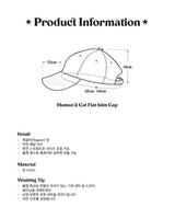 FFOUND WASHED FLAT BRIM CAP / GREY
