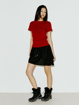 BUTTERFLY TEE RED