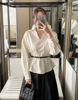 Julian Pintuck Pleats Long Skirt