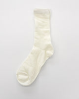 Tijou ribbed see-through long knee socks