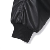 Black leather shirring padding