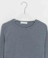 Takan Stripe Round Long Sleeve Tee