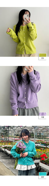 Roche snap knit cardigan