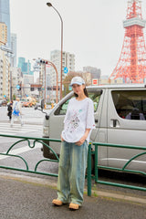 KIRSH X TOKYO シティアートワークTシャツ【ホワイト】