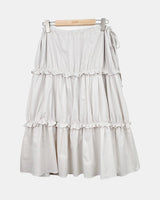Hachu Tiered Midi Skirt