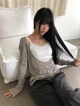 オルズ リネン ロングスリーブ Tシャツ
