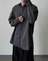 Stain Pigment Washing Shirt