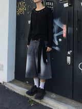 Loop Slub Eyelet Long Sleeve 2C