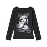 Cami Rivet Print Slim Tee