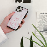 sprinkle paint epoxy case. red