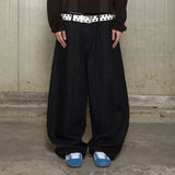 GP173 Dogtown Cross Balloon Denim Pants (BLACK)