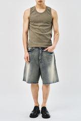 Milky Bermuda Denim Shorts