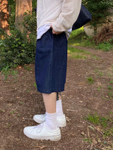 デニムバルーンハーフパンツ 2C