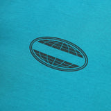 PARAGRAPH PIGMENT-DYED T SHIRT - BLUE GREEN