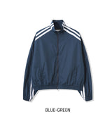 Tudi Diagonal Track Nylon Wind Jumper