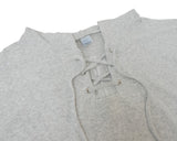 eyelet lace hood op / melange