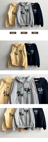 Lancel Zuri Raglan Hooded Zip-Up