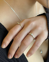 No matter heart ring (silver) *1PCS