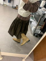 Double-lined long boots (2color)