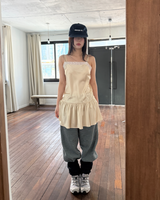 レースシルキーワンピース